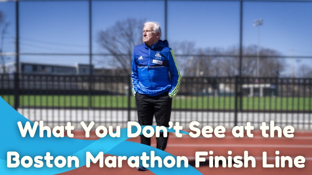 Чего не видно на финише Бостонского марафона