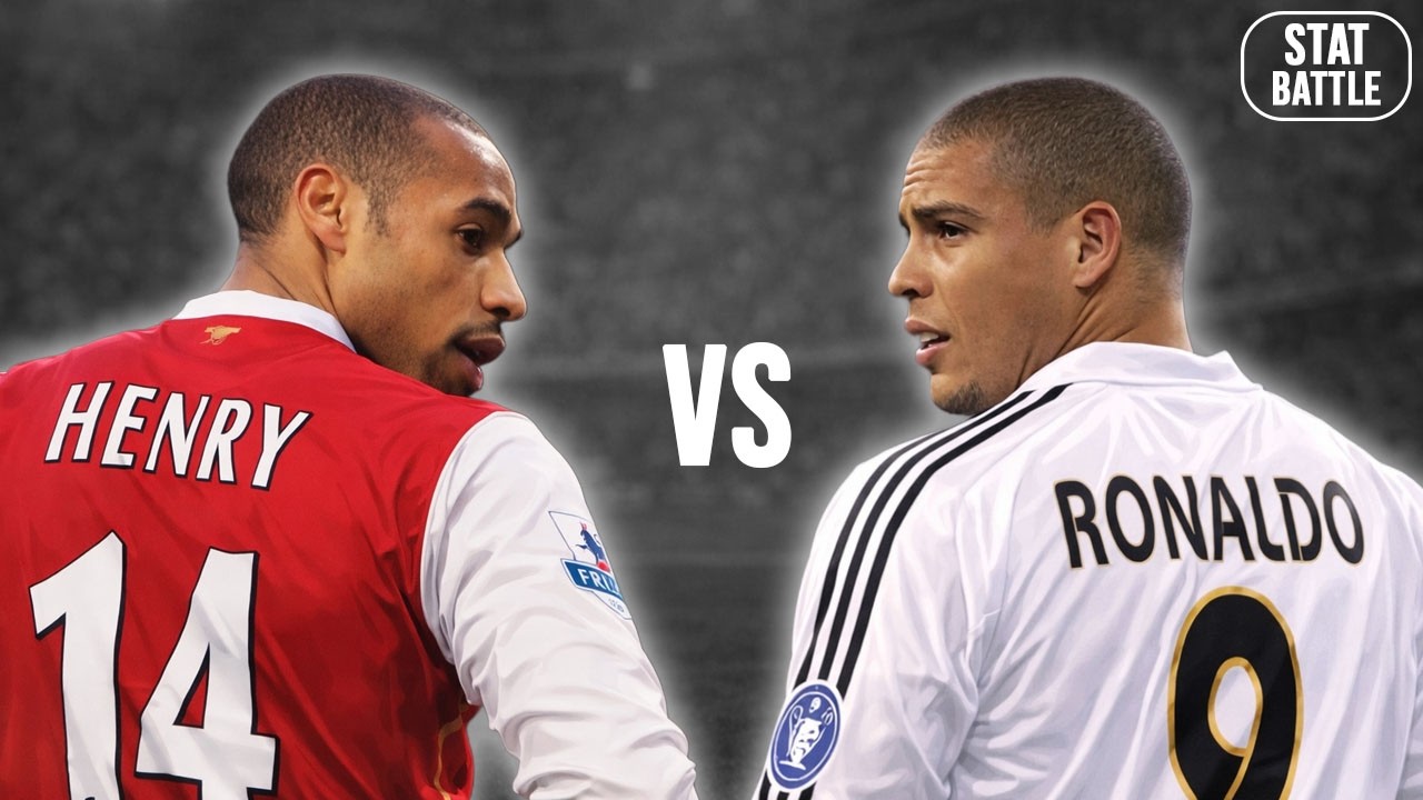 Thierry Henry vs Ronaldo Nazario R9 | Football Stat Battle!