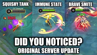 DID YOU NOTICED THE MISSING ITEMS? BRAVE SMITE NERF ESME AND MORE | original server