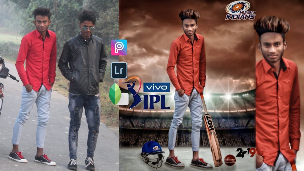 PicsArt ipl Photo Editing | IPL Cricket 2019 New Editing