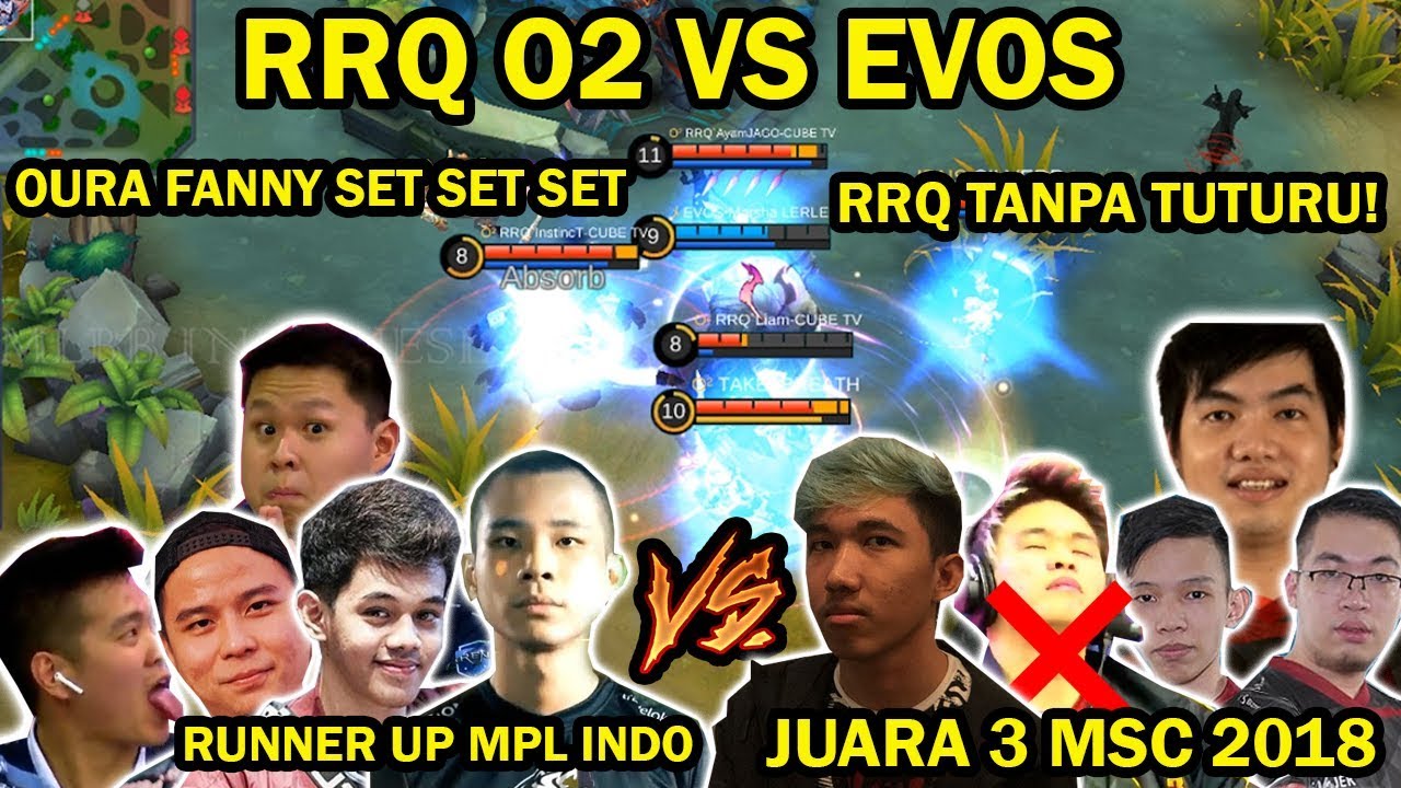 DUEL EL CLASICO! RRQ VS EVOS! RRQ BERMAIN TANPA TUTURU! AMAZING MATCH!