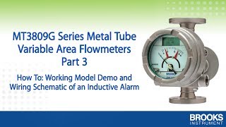 Brooks MT3809G Series Metal Tube Variable Area Flow Meters: Part 3