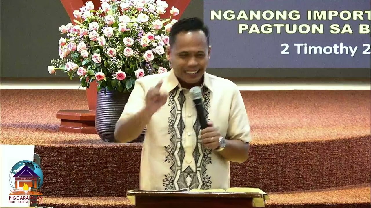 Nganong Importanti Ang Pagtuon Sa Bibliya by Pastor Lloyd Honrejas