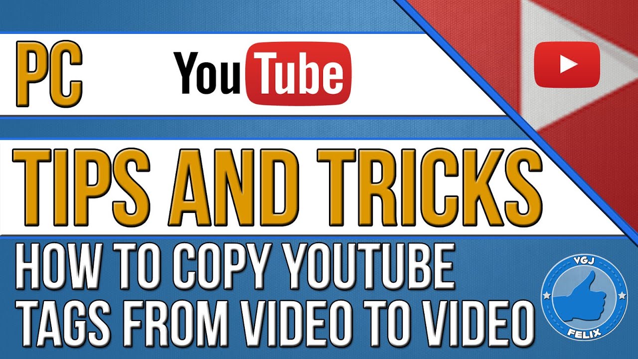 The BEST Youtube Tips How to Copy Tags From One Video to Another YouTube