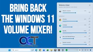 Add An Individual Popup App Volume Mixer to the System Tray in Windows