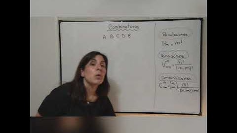 Combinatoria: permutaciones, variaciones y combinaciones (sin repetición)