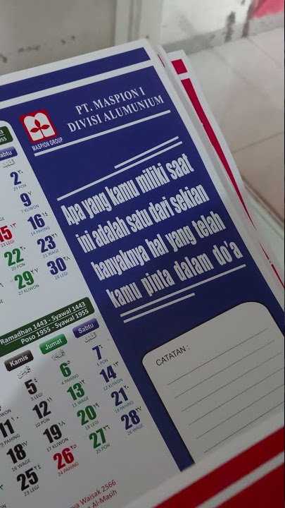 CETAK KALENDER MURAHH MUDAHHH