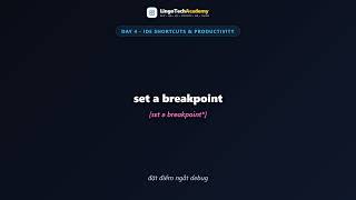 🚀 Day 4 - IDE Shortcuts & Productivity | English for Software Engineers