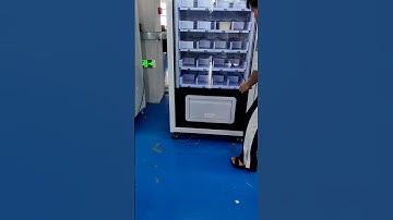 Ready to ship to Korea Meal vending machine with card reader and elevator to prevend dropping pusher