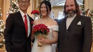 The Wedding Service for Hanwen Mai and Elizabeth Koo on Friday, December 20, 2019