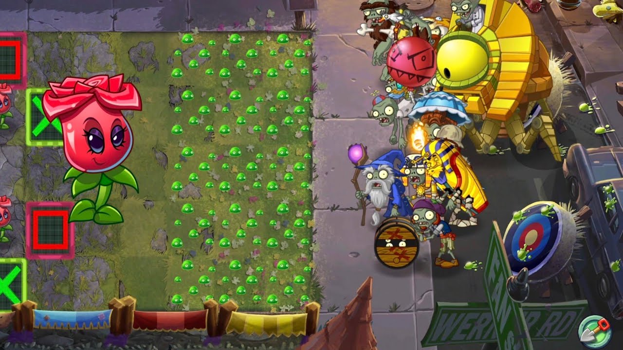 PvZ 2 | Arena #5 Gameplay | Rose & Friends