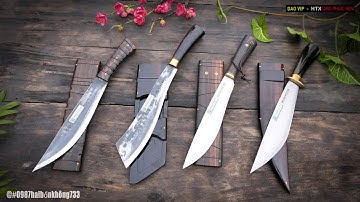 Các dòng dao mèo đi rừng cực đẹp bên em - chuẩn HTX DAO PHÚC SEN