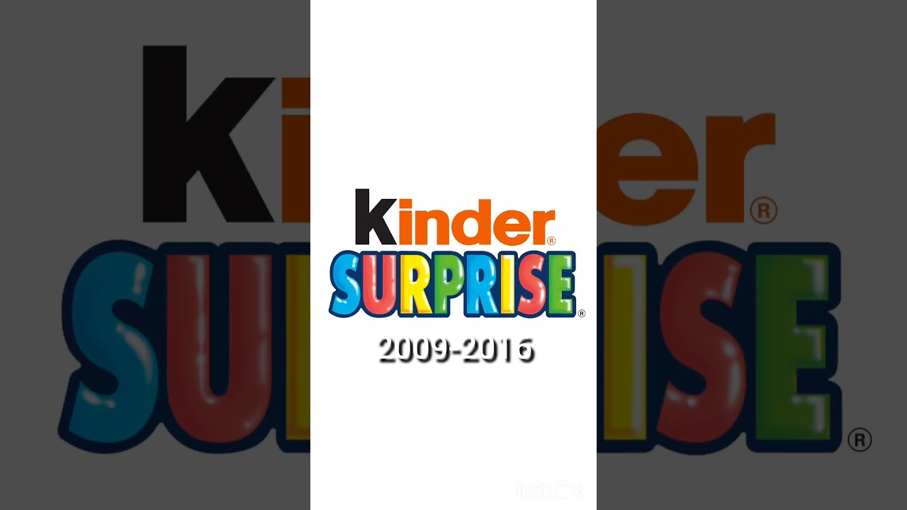 Kinder historical logos