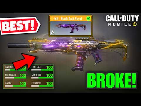 M4 "ZERO RECOIL" GUNSMITH BUILD | Best M4 Gunsmith Loadout | Season 8 COD Mobile