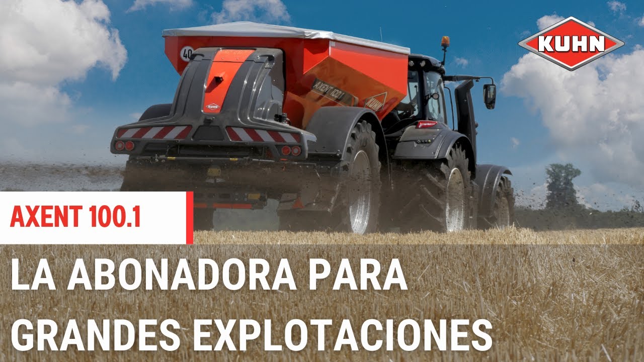 Abonadora arrastrada AXENT 100.1 | Precisión y Eficiencia para Grandes Explotaciones