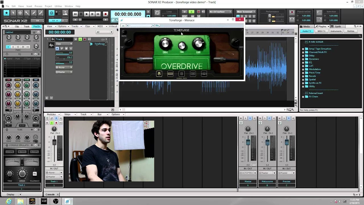 JST~Toneforge Menace Amp Sim Demo