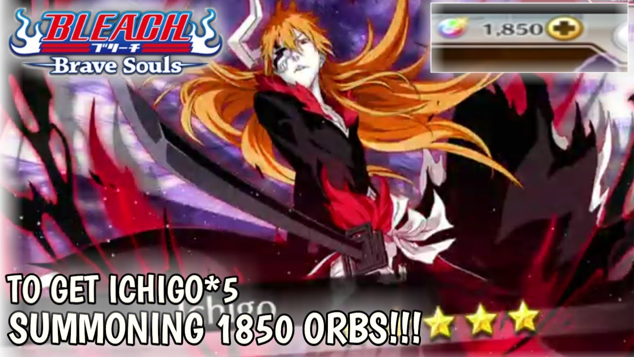 SUMMONS GUILD QUEST SELECTION BANNER, 1850 ORBS BURNS - BLEACH : BRAVE SOULS