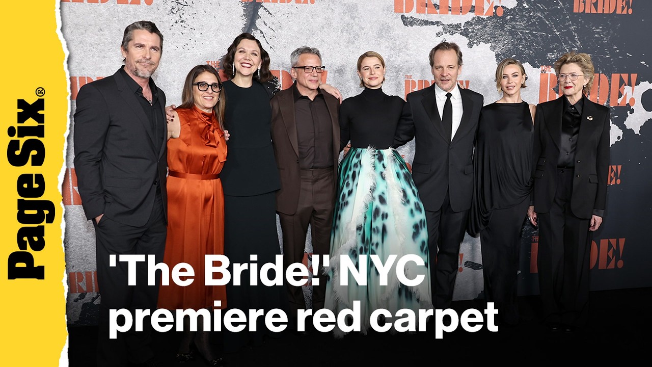 Кристиан Бэйл, Джесси Бакли, Джейк Джилленхол и другие знаменитости посетили премьеру фильма «Нев...