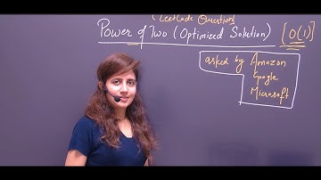 Power of Two LeetCode Solution in Java | Optimized O(1) Approach  | Placement Interview Questions