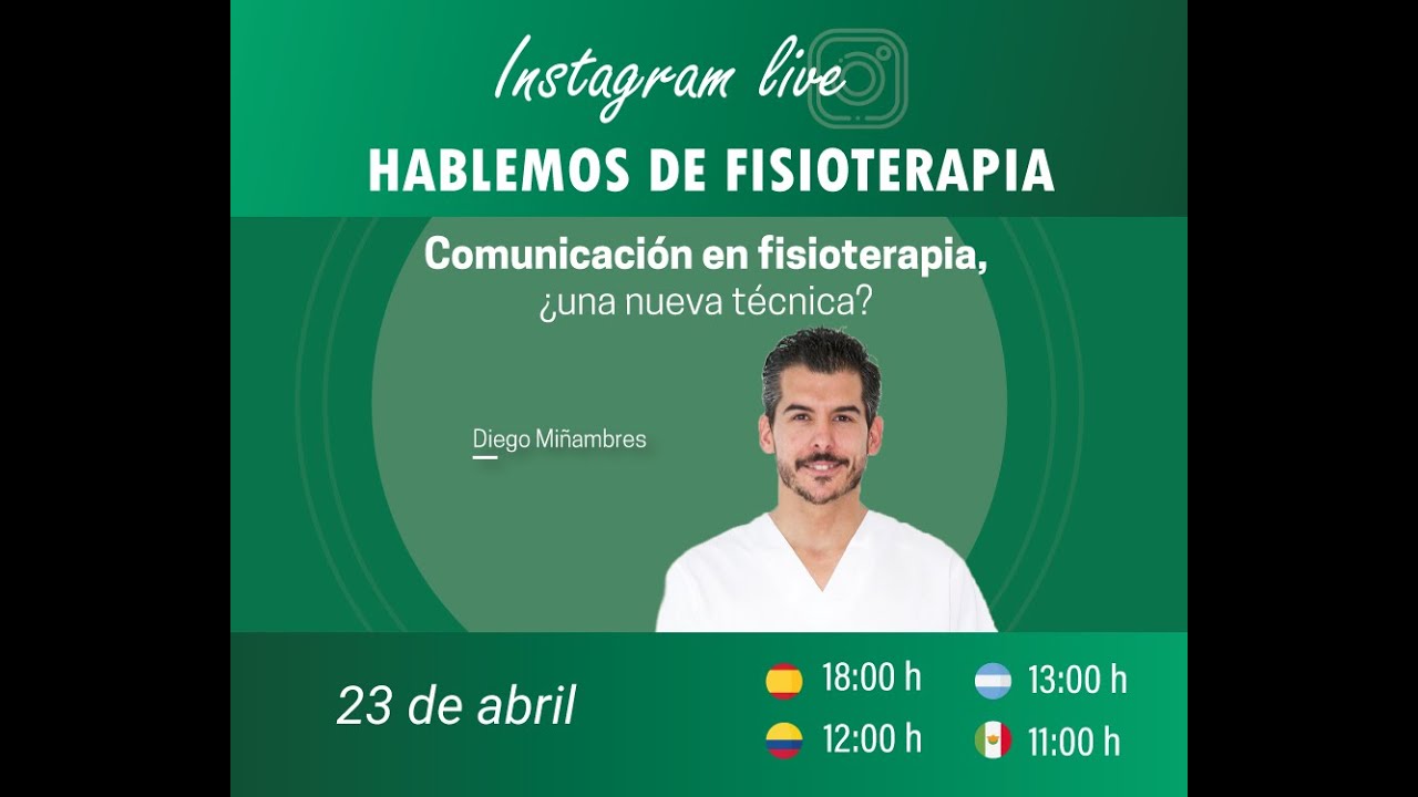 Comunicación en fisioterapia - Hablemos de fisioterapia con Diego Miñambres