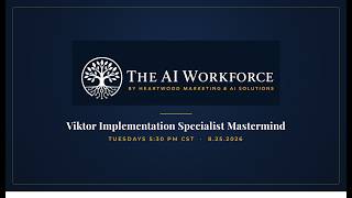 Detalles Viktor Implementation Specialist Mastermind 8.25.2026 Guía