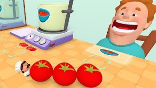 Komik Usta Aşçı Oyunu All Levels Gameplay Android,ios Free Mobile Games Tiny Cook screenshot 4