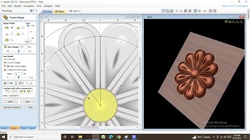 How to make 3d flower on CNC machine |