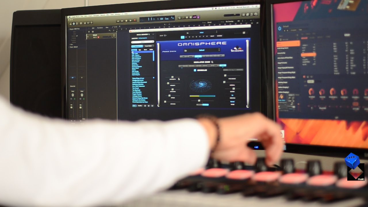 Tweaking piano with granular from Omnisphere 2