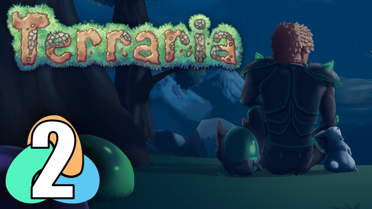 Terraria Expert Mode, Episode 2 Co-op with Cherry! Let's Play Series