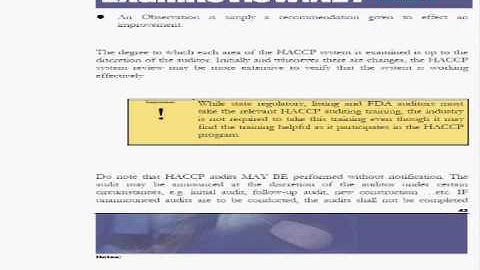 ExamREVIEW HACCP Auditor Study Guide
