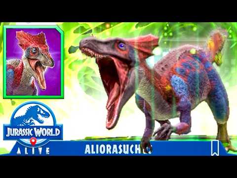 NEW ALIORASUCHUS UNIQUE HYBRID (JURASSIC WORLD ALIVE)