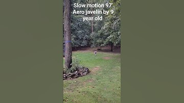 slow motion 97 Foot throw #javelin #trackandfield