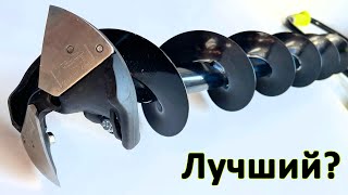 Лучший ледобур? MORA ICE Nova Black 110 мм - ЛЕГКО БУРИТ МЕТРОВЫЙ лёд! - Видео от Sibiryak007 про рыбалку