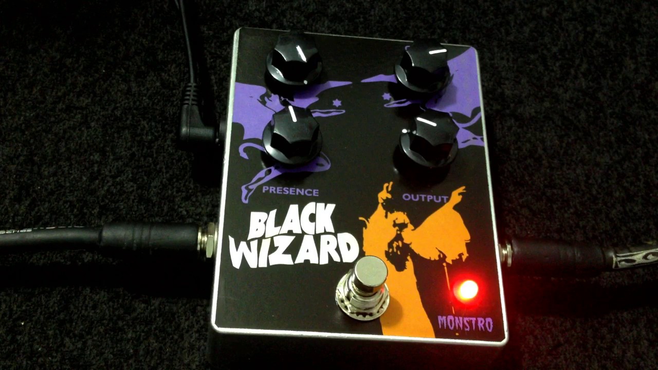Pedal Handmade Black Wizard Distortion | True By Pass | MONSTRO