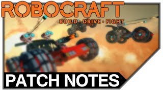 Robocraft Update Notes: Wheely Big Update