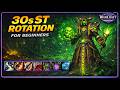 Affliction Warlock Single Target Rotation for Beginners (30 Seconds) Midnight Pre Patch