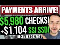 (PAYMENTS ARRIVE! $5,980 CHECKS & SSI SSDI $1,104 PAYMENT!) STIMULUS CHECK UPDATE 12/28/2021