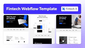 Bank Website Template | Fintech X - BRIX Templates