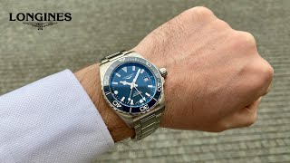 Longines Hydroconquest Gmt 41 Mm Blue