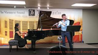 Tchaikovsky - Nocturne in D minor op.19 no. 4 | arr.Mark Sparks | Pallottelli-Higuma -flute,piano
