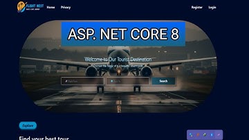 Flight Ticket Booking Management System using ASP.NET Core MVC (.NET 8) || C# || .Net || SQL Server