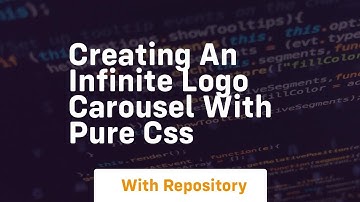 creating an infinite logo carousel with pure css