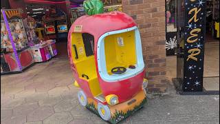 Jolly Roger The Busy World of Richard Scarry Lowly Worm Apple Car Kiddie Ride [Missing Lowly Worm]