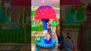 Horse, cow, and mini cars spinning together? Too cute to scroll past! 🤩🎠🐴🐮🚗 #cute #carousel