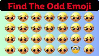Can You Find the Odd Emoji? 😮🕵️‍♂️ | Ultimate Emoji Challenge!