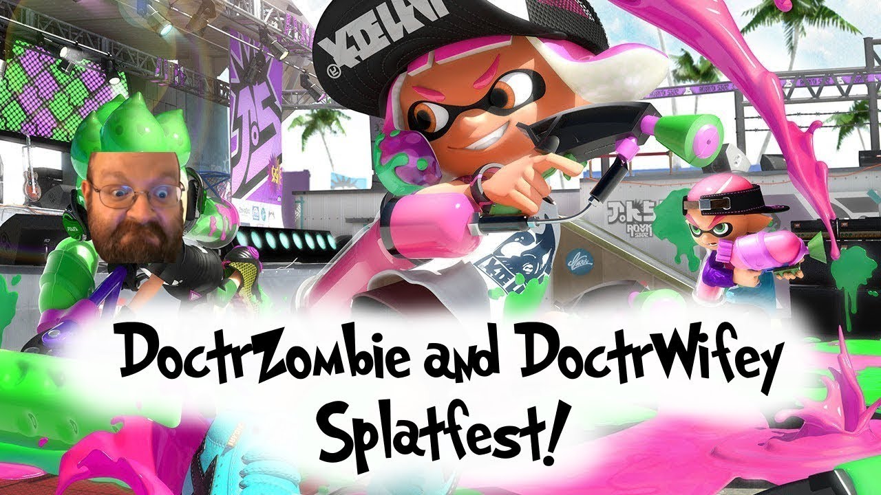 DoctrZombie and Doctrwife play Splatoon - A Splatfest Livestream!