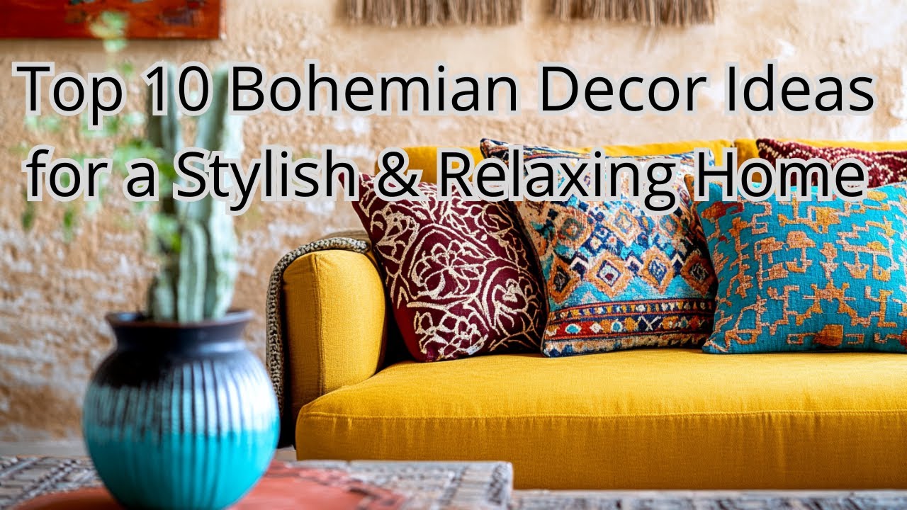 Top 10 Bohemian Decor Ideas for a Stylish & Relaxing Home