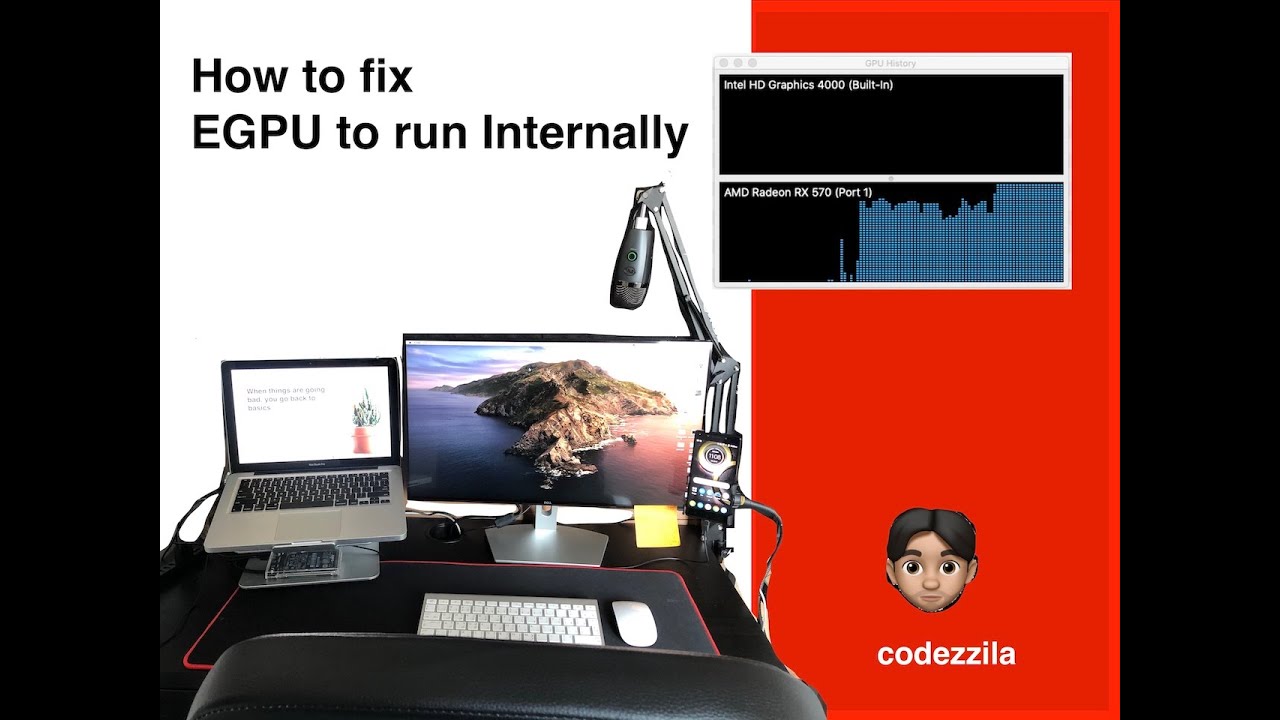 How to use egpu on Internal display - YouTube