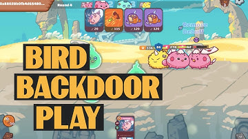 BIRD BACKDOOR DARK SWOOP PLAY (Aqua Aqua Bird) AAB Axie Infinity Arena Gameplay | Crypto Gaming PH