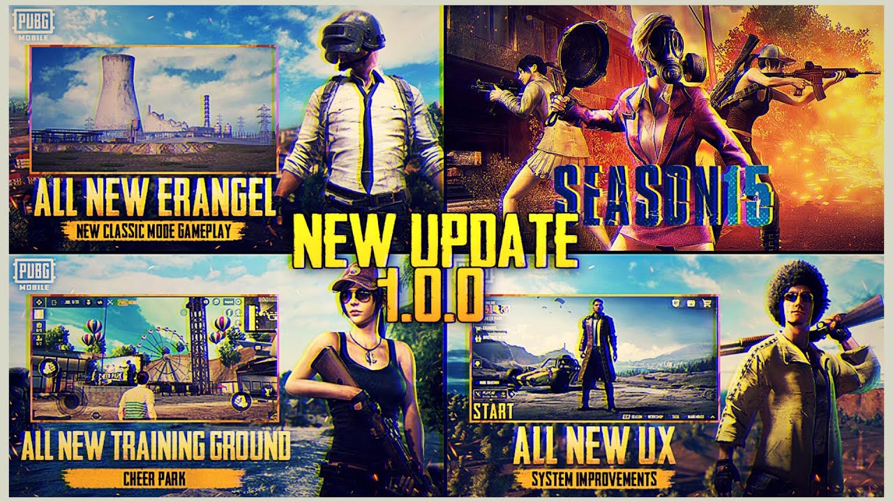 PUBG Mobile New Update 1.0.0 Beta Version Out | Erangel v2, Royal Pass Season 15 & More
